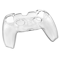 Housse transparente en cristal PC pour manette PS5 étui de protection peau de coque anti-rayures pour PS5