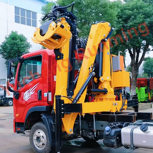 TR140 forestale rimorchio forestale macchine Forstmaschinen Grapples Log Crane gru forestale TC600 con verricello idraulico - Product Image 6