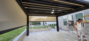 Pergola Bioclimatica Elettrica Motorizzata in Alluminio Sweet Home, Gazebo Ecologico Impermeabile per Giardino e Patio - Product Image 3