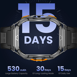 Montre connectée GPS DF X5, batterie grande capacité 530 mAh, étanche à <span class=keywords><strong>5</strong></span> <span class=keywords><strong>ATM</strong></span>, GPS double fréquence, appel BT, fonction SOS - Product Image 1