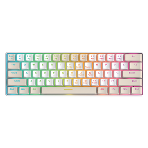 Teclado Mecánico <span class=keywords><strong>para</strong></span> Juegos PJT-DKB2176 OEM ODM de 61 Teclas, Tri-modo RGB Xinyao, Retroiluminación RGB, Función de Inclinación Ajustable - Product Image 2