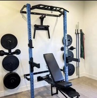 Équipement de fitness pour la maison 2025, gain de place, rack de squat pliable mural avec barre de traction