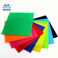Láminas Acrílicas PMMA Opacas de Color Sólido Brillante Cortables para la Fabricación de Cajas de Exhibición