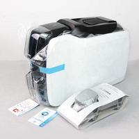 Imprimante de cartes d'identité PVC recto verso Zebra ZC300/100 originale, appareil intelligent RFID NFC pour le bureau, les entreprises, les cartes de membre des employés