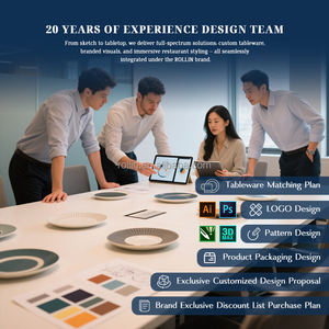 <span class=keywords><strong>Service</strong></span> de table en céramique pour hôtel, nouveaux designs, assiettes de luxe pour restaurant, hôtel, <span class=keywords><strong>porcelaine</strong></span>, <span class=keywords><strong>service</strong></span> de table <span class=keywords><strong>complet</strong></span>, autres fournitures hôtelières - Product Image 3