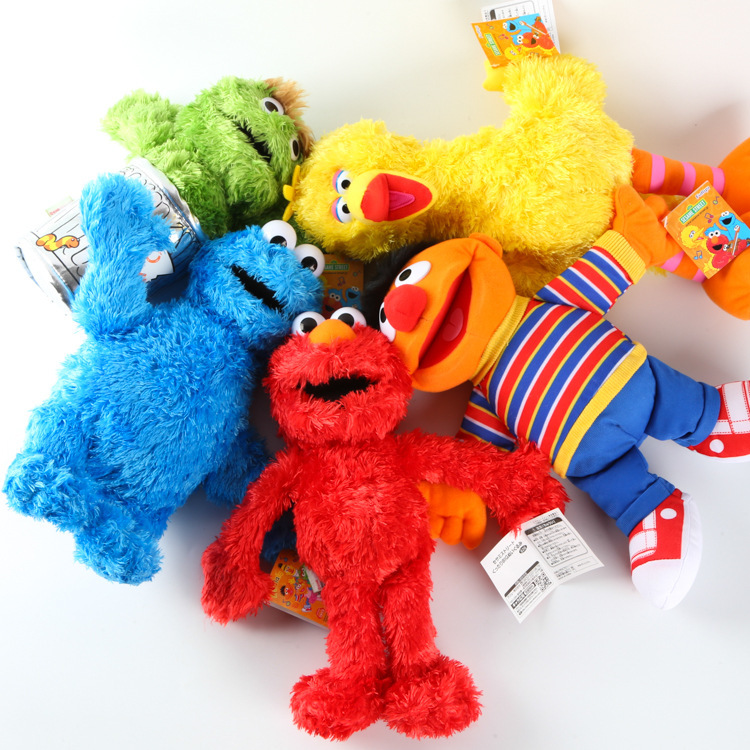 Elmo Cookie Monster Big Bird Plush Toys Wholesale Available