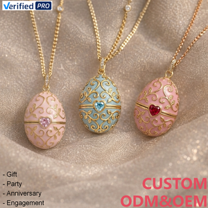 CAIOOCHE Nuove Collane di Lusso con Ciondolo di Design, Funzionali, in Ottone Rosa Colorato, Gioielli Raffinati, Regalo per la Festa della Mamma - Product Image 1