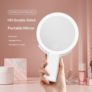 <span class=keywords><strong>Miroir</strong></span> de maquillage portable avec écran tactile à intensité variable, <span class=keywords><strong>miroir</strong></span> de voyage à main, luminosité réglable, <span class=keywords><strong>miroir</strong></span> <span class=keywords><strong>grossissant</strong></span> avec éclairage - Product Image 4
