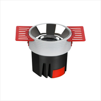 Spot encastré LED COB réglable 5W-24W à haut lumen pour plafond
