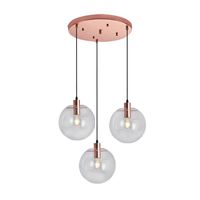 Lampe suspendue LED minimaliste à tête unique en verre de style nordique moderne, disponible en or, or rose et noir