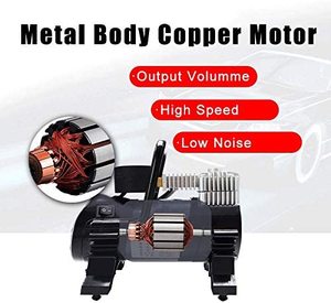 <span class=keywords><strong>Inflador</strong></span> de Neumáticos de Doble Cilindro de Alta Resistencia, <span class=keywords><strong>Inflador</strong></span> de Neumáticos para Automóvil de 12 V CC, Bomba de 150 psi, <span class=keywords><strong>Inflador</strong></span> de Neumáticos Metálico para Automóvil con Luz LED, Kit de Herramientas - Product Image 4