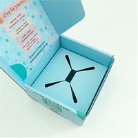Boîte cadeau d'emballage d'expédition personnalisée pour bougies et diffuseurs Dossiers en carton ondulé avec impression de gaufrage