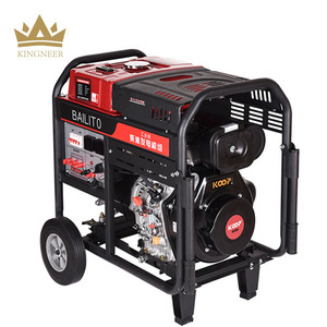 औद्योगिक ग्रेड 3kw/5kw/<span class=keywords><strong>6.5kw</strong></span>/8kw/12kw डीजल जनरेटर खुले फ्रेम मूक प्रकार 230v 50hz 1/3 चरण पोर्टेबल मोबाइल आउटडोर - Product Image 1