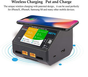 Chargeur Lipo HOTA D6 Pro AC200W DC650W 15A pour batteries LiHv, NiCd, NiMH, Lipo avec fonction d'équilibrage et chargement sans fil pour téléphone - Product Image 2