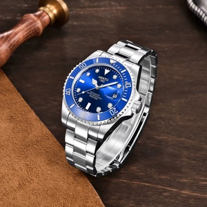 NIBOSI 2600 Nouvelle montre mécanique automatique pour homme, étanche en profondeur, bracelet en acier inoxydable, anti-rayures, montre automatique pour homme - Product Image 3