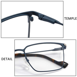 LE6542 メンズメタルスクエア光学フレーム高品質眼鏡フレーム新デザインアイグラス<span class=keywords><strong>2026</strong></span> - Product Image 3