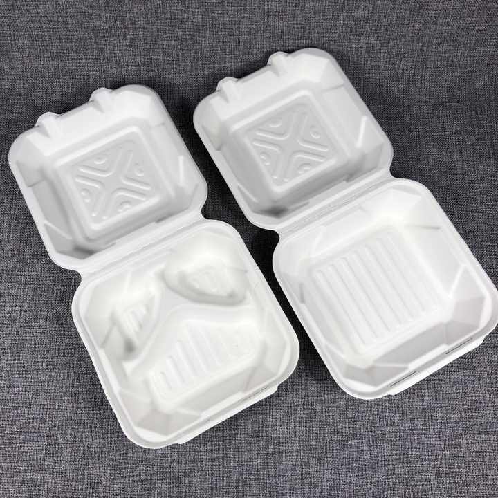 Disposable Biodegradable Sugarcane Sugar Cane Bento Lunch Box 3 ...