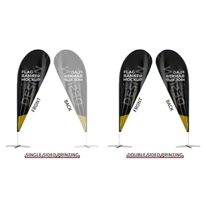 Banderas de Plumas Promocionales con Fondo Blanco Personalizadas, MOQ Bajo, 7.5 pies, 9 pies, 10 pies, Cualquier Color y Tamaño, 2.8m, 3.3m, Banderas Voladoras - Product Image 5