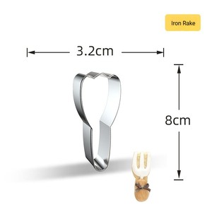 Инструменты EasyClean Amazing из полированной латуни для выпечки: формочки для печенья, кондитерские насадки, детали для декора, принадлежности для пекарен - Product Image 1