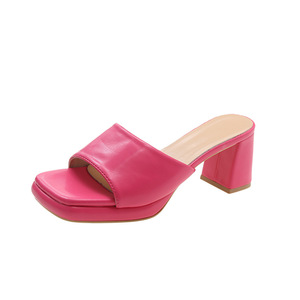 Estate nuovi 35-46 sandali con tacco alto da donna con testa quadrata grande <span class=keywords><strong>A33</strong></span> - Product Image 6