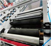 Machine à plastifier à froid électronique TC Machinery avec alimentation automatique du papier par moteur, convoyeur avant/arrière et découpe de film PVC
