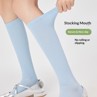 Chaussettes mi-mollet en coton compressives amincissantes et absorbantes pour femmes, collection printemps-automne, emballage individuel