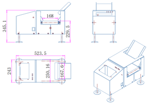 Kleine hochwertige Geschwindigkeit prüfmaschine industrielle Gewichts kontrolle Förderband präzise Kontroll waage - Product Image 5