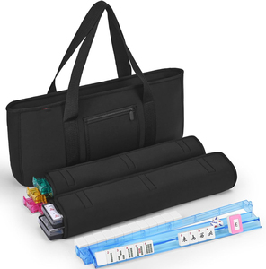 Bolsa Rectangular Impresa para Guardar el Juego de Mahjong Americano, Estuche Completo para el Juego de Mahjong Occidental Americano - Product Image 1