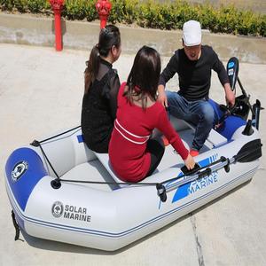 Inflatable Boat 4 Person 500kg Capacity Rubber With Paddle For Fishing Rescue - Product Image 2