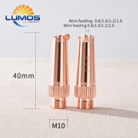 Buse de soudage laser longue portée Qilin, modèles A B C D E F, pour pistolet de soudage laser portatif, buse de remplacement, embouts de torche d'alimentation en fil