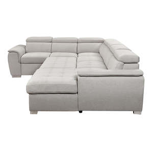 Canapé modulable en forme de U sur mesure OEM, ensemble de meubles de salon, couleur beige, tissu, canapé avec appui-tête à 6 positions, canapé de salon - Product Image 6