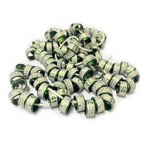 Bagues de marquage pour pigeons voyageurs 2024 BtgB/ en alliage d'aluminium pour pigeons de course - Product Image 3