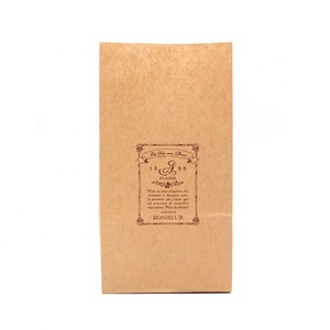 Bolsa <span class=keywords><strong>de</strong></span> papel <span class=keywords><strong>de</strong></span> basura con logo impreso, bolsa <span class=keywords><strong>de</strong></span> basura con fondo cuadrado <span class=keywords><strong>de</strong></span> SOS Natural, marrón, con logotipo - Product Image 4
