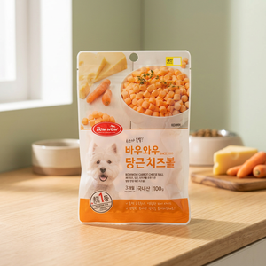 100g Bow Wow Carrot Cheese Treats for Dogs - Product Image 3