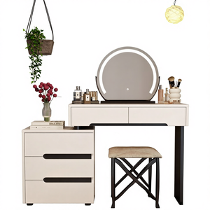 <span class=keywords><strong>Table</strong></span> <span class=keywords><strong>de</strong></span> toilette <span class=keywords><strong>pour</strong></span> le maquillage, coiffeuse avec miroir, meubles <span class=keywords><strong>de</strong></span> chambre à coucher, <span class=keywords><strong>table</strong></span> <span class=keywords><strong>de</strong></span> maquillage multifonctionnelle <span class=keywords><strong>en</strong></span> bois <span class=keywords><strong>pour</strong></span> la maison, chambre à coucher - Product Image 1