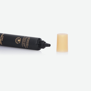 Matte Black PE Squeeze Tube With Matte Light Gold <b>Flat</b> <b>screw</b> Cap For Black Pearl Red Ginseng Luxury Face Cream - Product Image 2