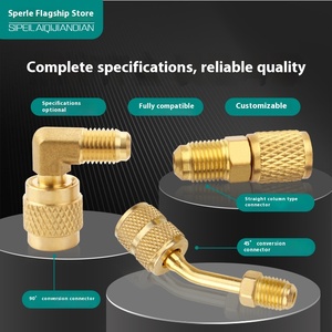 R410 điều hòa không khí lạnh chuyển đổi Adapter R22 Adapter lỏng Ống chuyển đổi đầu đúc nam nữ điều hòa không khí - Product Image 5
