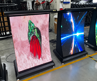 Écran de podium LED GOB P1.25, affichage créatif haute définition, luminosité 600 CD, fréquence de rafraîchissement 3840 Hz, conception portable pour présentation