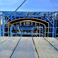 Chariot de coffrage tunnel intelligent à commande hydraulique GaoFei de fabrication chinoise, en acier Q235B, certifié ISO, pour machines de construction