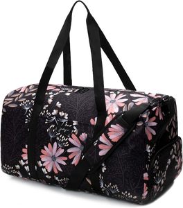 Muestra gratuita de fábrica: Bolsa de lona plegable impermeable con compartimento para zapatillas, ideal para viajes, gimnasio y deportes. - Product Image 1