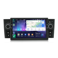 Autoradio Android 11 de 7 Pouces pour Fiat Linea Grande Punto 2007-2012 1 Din, avec Carplay Navigation, Lecteur Multimédia et Unité Principale Stéréo