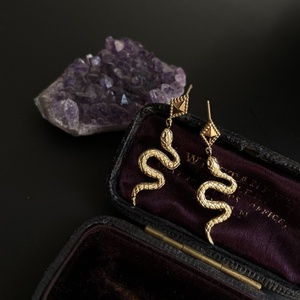 Pendientes de Acero Inoxidable de Alta Calidad con Diseño de Serpiente para Mujer, Estilo Clásico, Accesorio en Oferta - Product Image 5