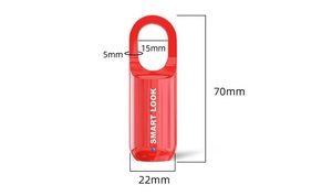 YH3423 Luggage Fingerprint Padlock Furniture <strong>Lock</strong> USB Charging extra Long Standby <strong>Code</strong> case Backpack <strong>Lock</strong> - Product Image 2