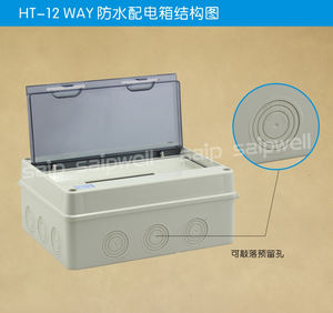 Panneau d'alimentation Phase Fiber Mcb Way 3 Panneau optique extérieur Ventilation en caoutchouc Ftth Fosse septique Air <span class=keywords><strong>Vide</strong></span> Boîte de distribution électrique principale - Product Image 2