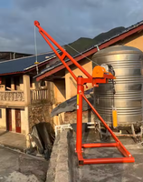 Mini-grue électrique 220V, nouvelle grue de levage domestique et extérieure pour la construction, support de levage pour céréales et briques