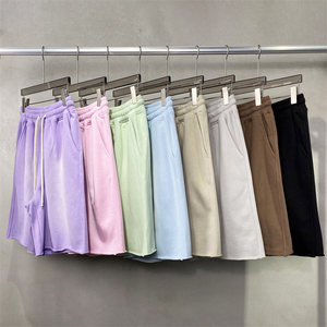 Pantalones cortos de entrenamiento para hombre, shorts holgados de algodón con bolsillos, informales y atléticos, novedad - Product Image 2