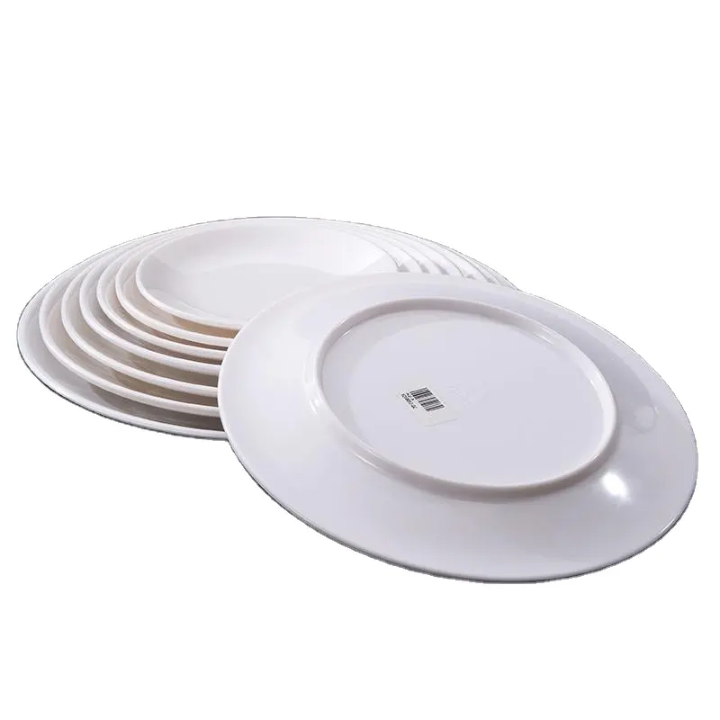 Jantar Redondo Prato De Cerâmica Porcelana Blue Edge Pratos Placas Cerâmicas Duráveis Dishe