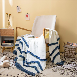 Y-W punto estilo Retro de la hora de la siesta del bebé decoración de la habitación de la abuela a afgano manta de vuelta - Product Image 2
