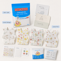 MOMSBIB Lot de 20 bavoirs pour enfants en tissu non tissé, sans BPA, imperméables, anti-déversement et anti-salissures, pour l'alimentation, 13-36 mois