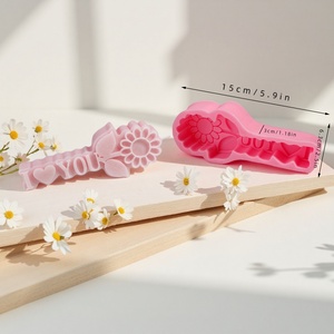 Moule à gâteau en silicone en forme de tournesol et de rose pour la Saint-Valentin, décoration DIY, UNIMOUND LFM-216, compatible lave-vaisselle - Product Image 6